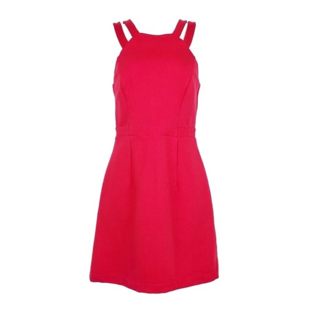 French Connection Womens Whisper Lula Watermelon Double Strap Dress Size 2 NWT